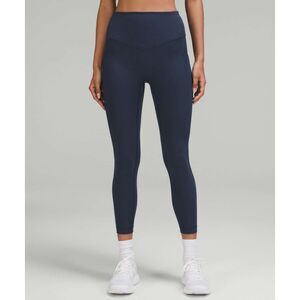 Lululemon Women's High-Rise Tight Navy Blue Athletic Pant Leggings Size 10